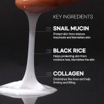 Coxir Black Snail Collagen Face Cream 50ml - Image 3